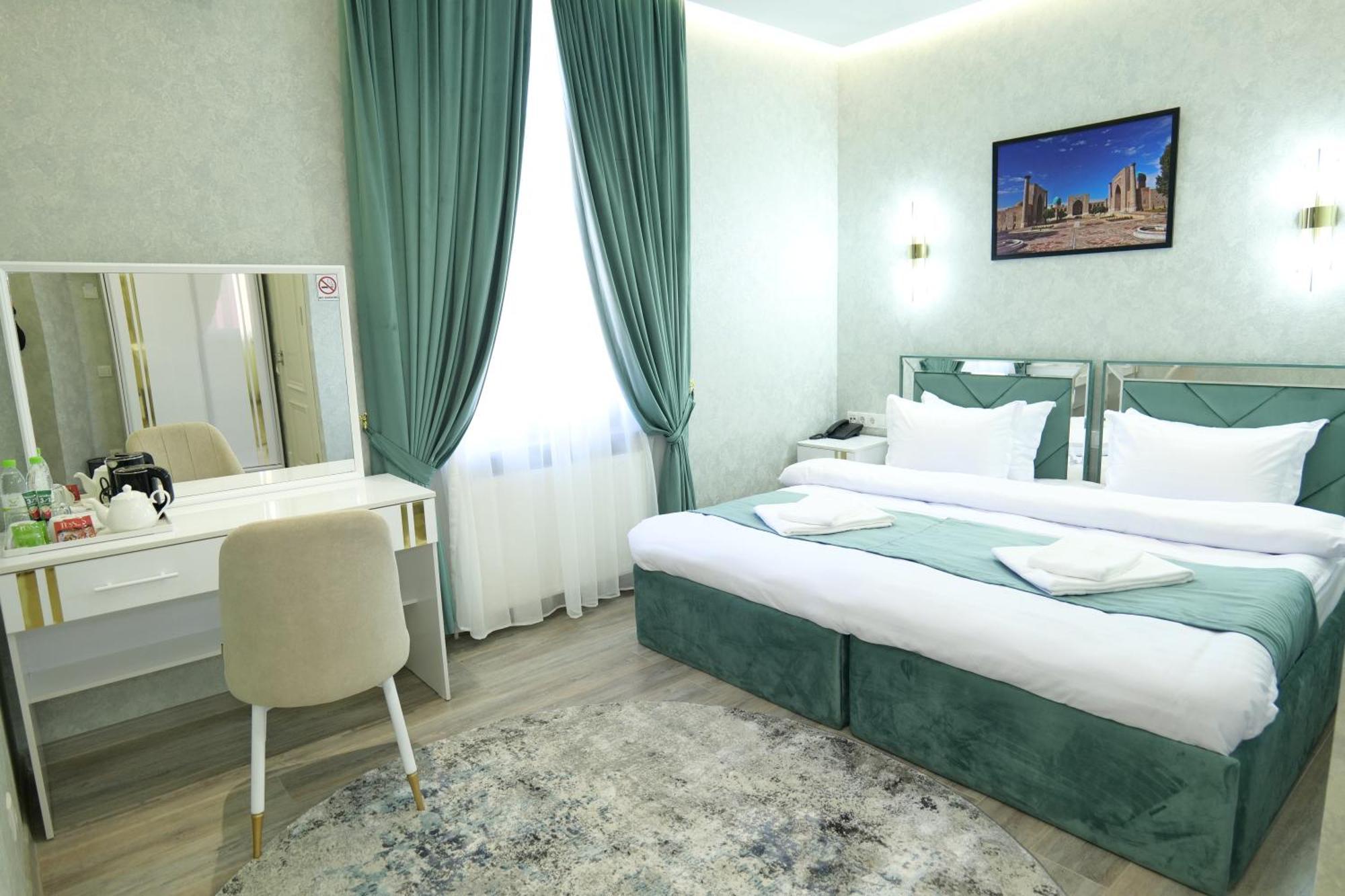 The Afrosiyob Ok Hotell Samarkand Rom bilde